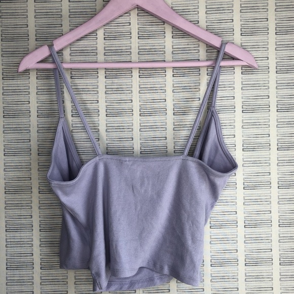 NWT Pacsun Lavender Crop Top - Picture 2 of 4